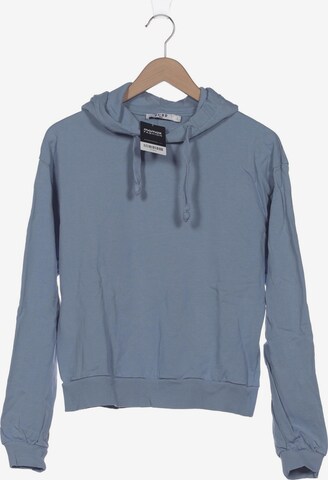 NA-KD Sweatshirt & Zip-Up Hoodie in L in Blue: front