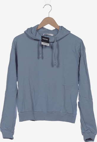 NA-KD Sweatshirt & Zip-Up Hoodie in L in Blue: front