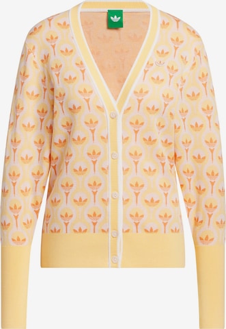 ADIDAS PERFORMANCE Gebreid sportvest 'Originals' in Geel: voorkant