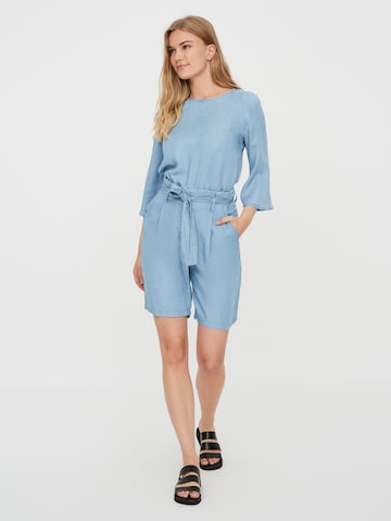 VERO MODA Loosefit Hose 'Vivian Aneve' in Blau