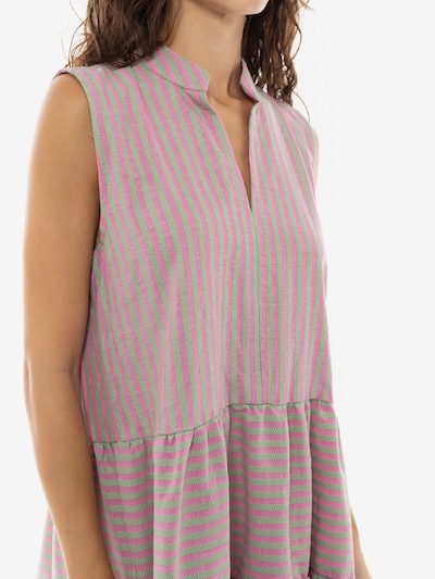 Pink Label Summer dress 'BEACHWEAR STRIPE PINK GREEN' in 36 in Light pink, Item view