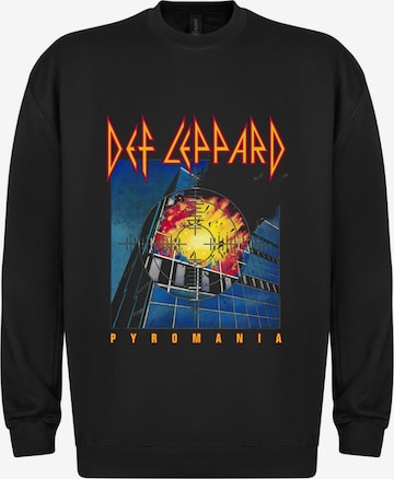 Sweat-shirt 'Def Leppard - Pyromania Sweatshirt Sweatshirt' Def Leppard en noir : devant
