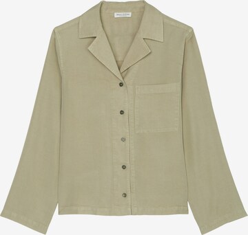 Marc O'Polo Blouse in Groen: voorkant