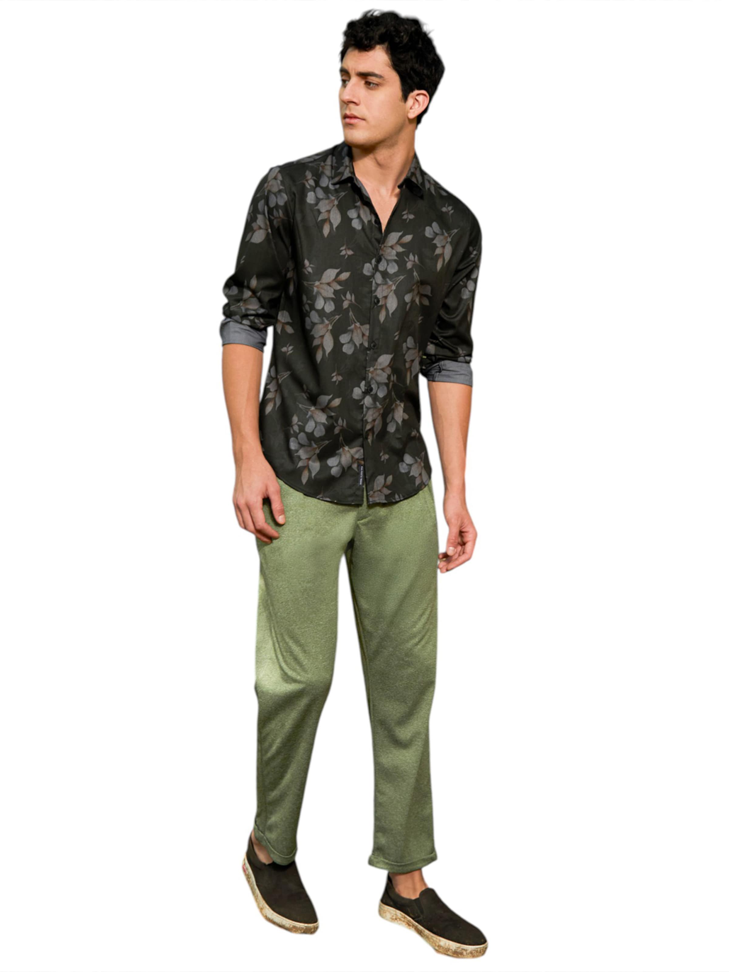 Campus Sutra Regular fit Skjorta 'Emberly' i grå