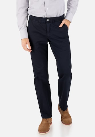 CLUB OF COMFORT Slimfit Chino 'Garvey' in Blauw: voorkant