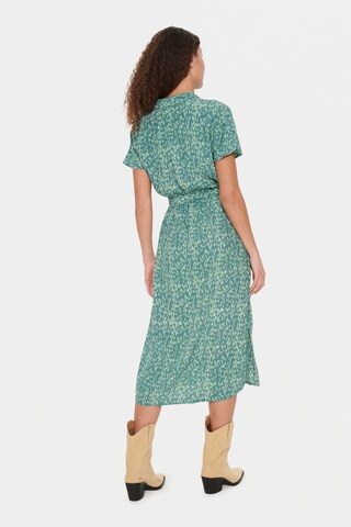 SAINT TROPEZ Shirt dress 'Blanca' in Green