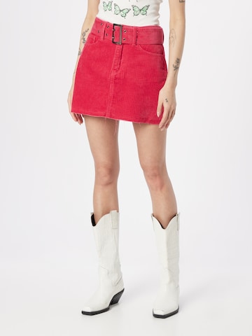 Nasty Gal Rok in Roze: voorkant