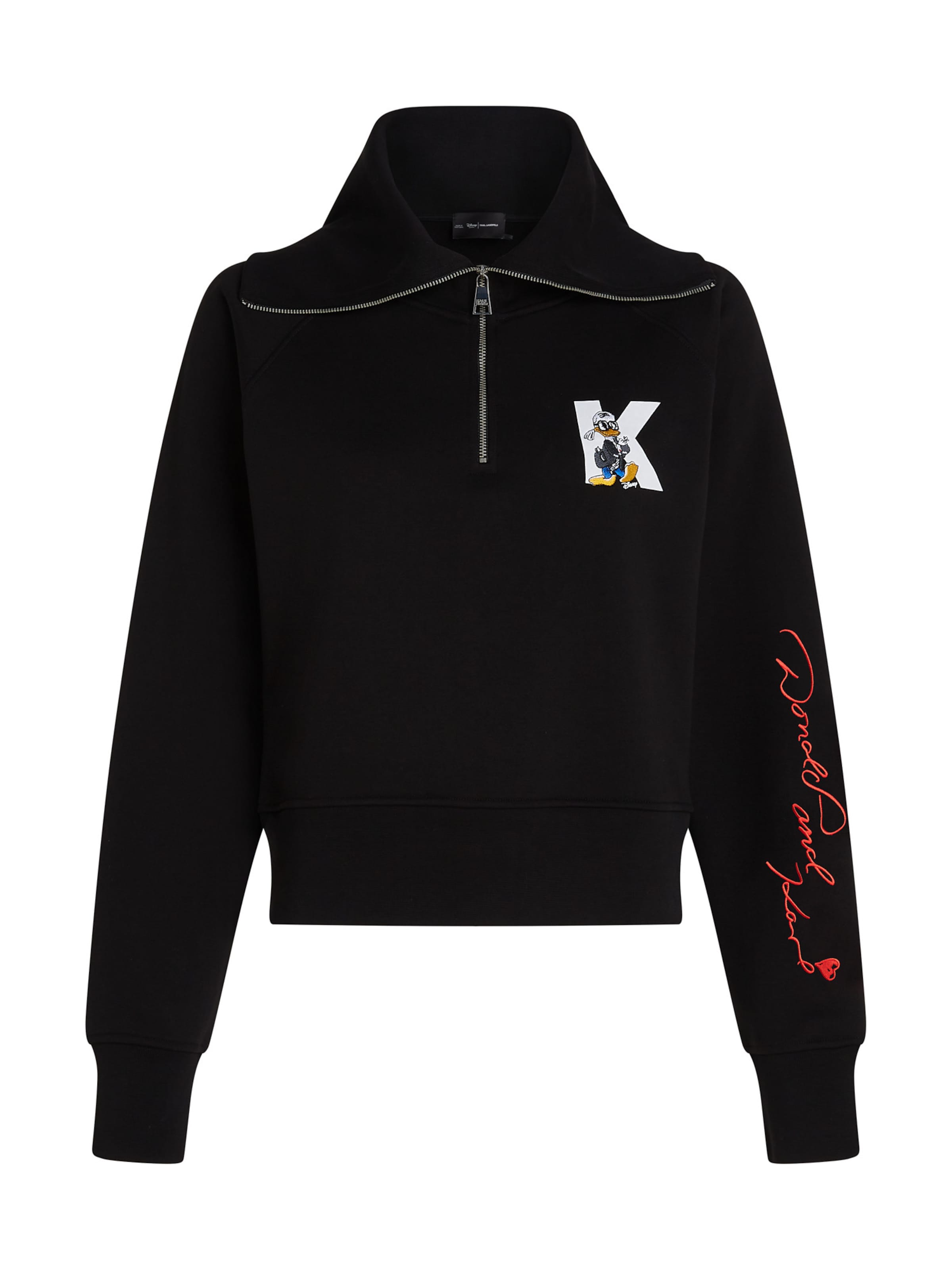 Karl Lagerfeld Sweatshirt &#x27;Disney x Karl Lagerfeld&#x27; i sort: forside