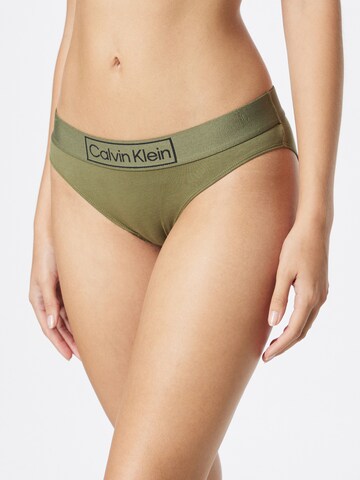 Slip de la Calvin Klein Underwear pe verde: față