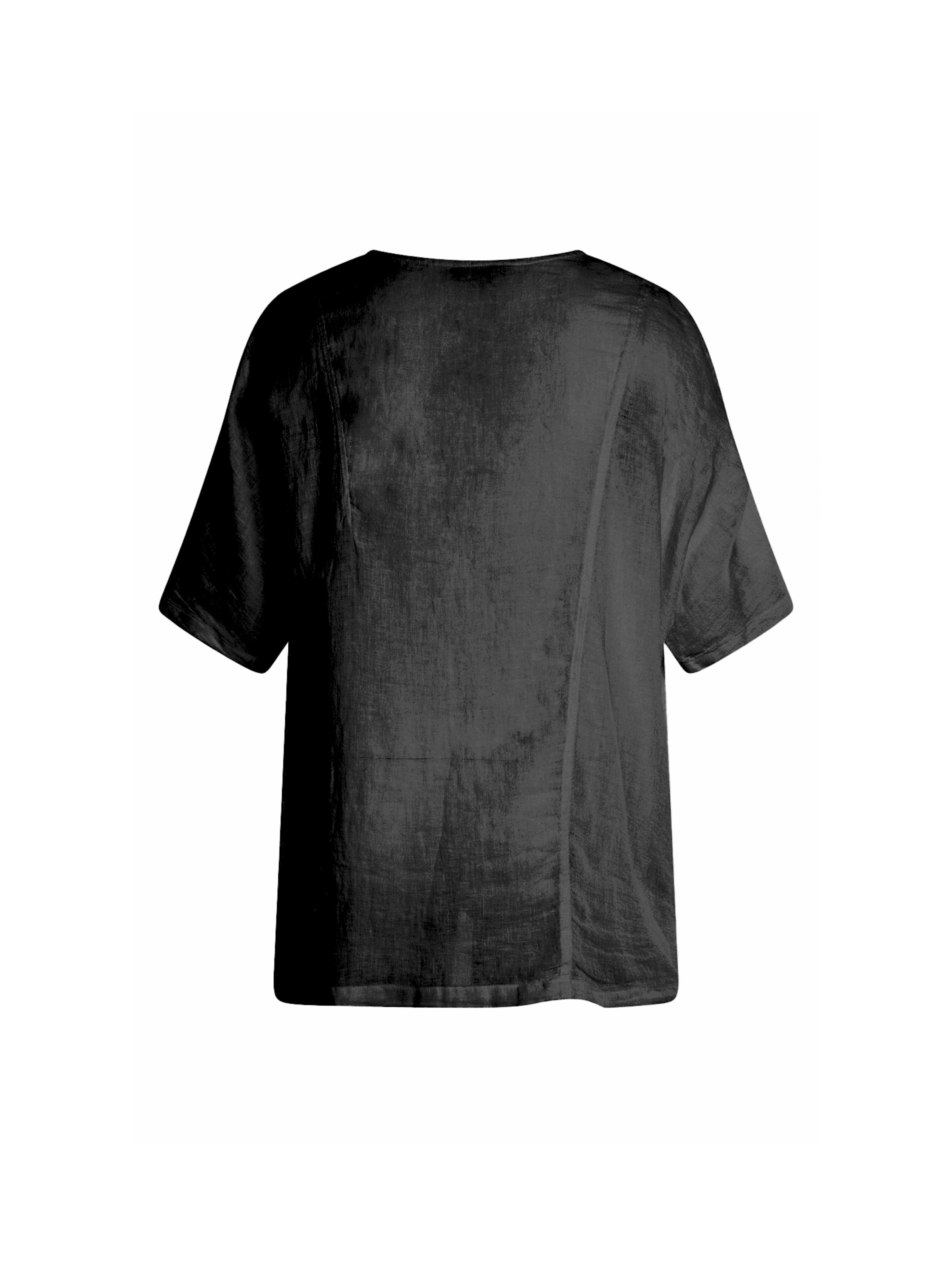 Haris Cotton Bluse 'Curve'‌‌‌‌‌‌‌ in Schwarz