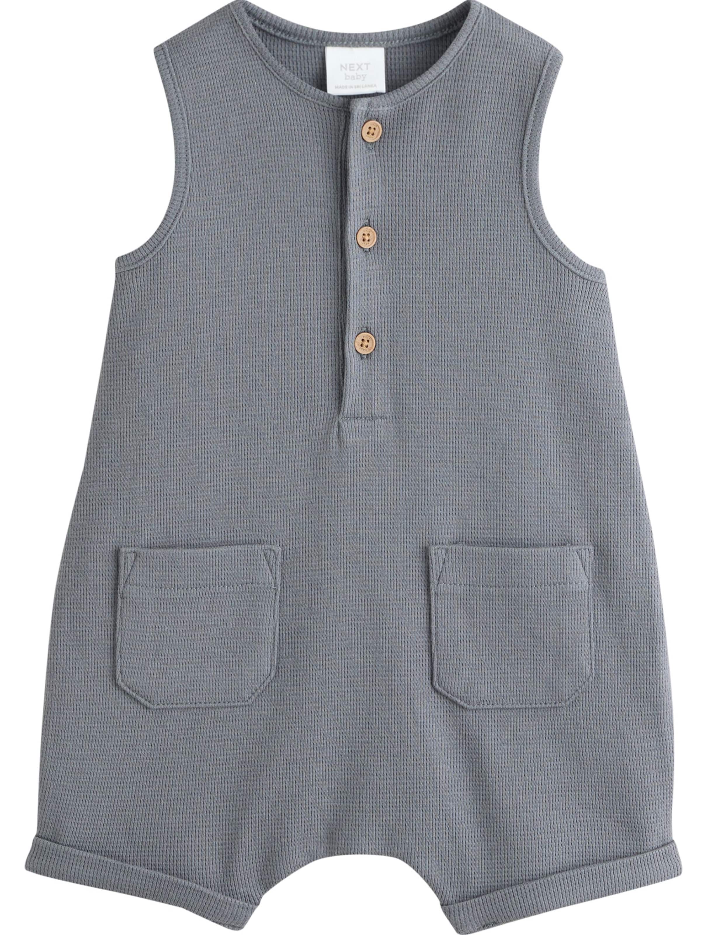 Next Romper/Bodysuit in Grey: front