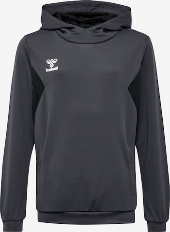 Hummel Sportief sweatshirt 'Authentic' in Grijs: voorkant