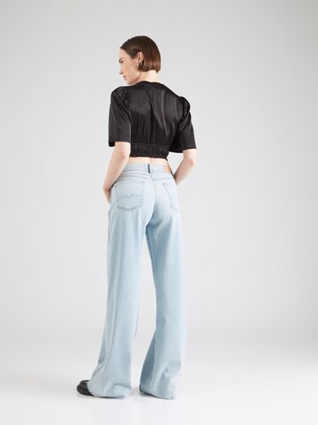7 for all mankind Szeroka nogawka Jeansy 'LOTTA Luxe' w kolorze niebieski