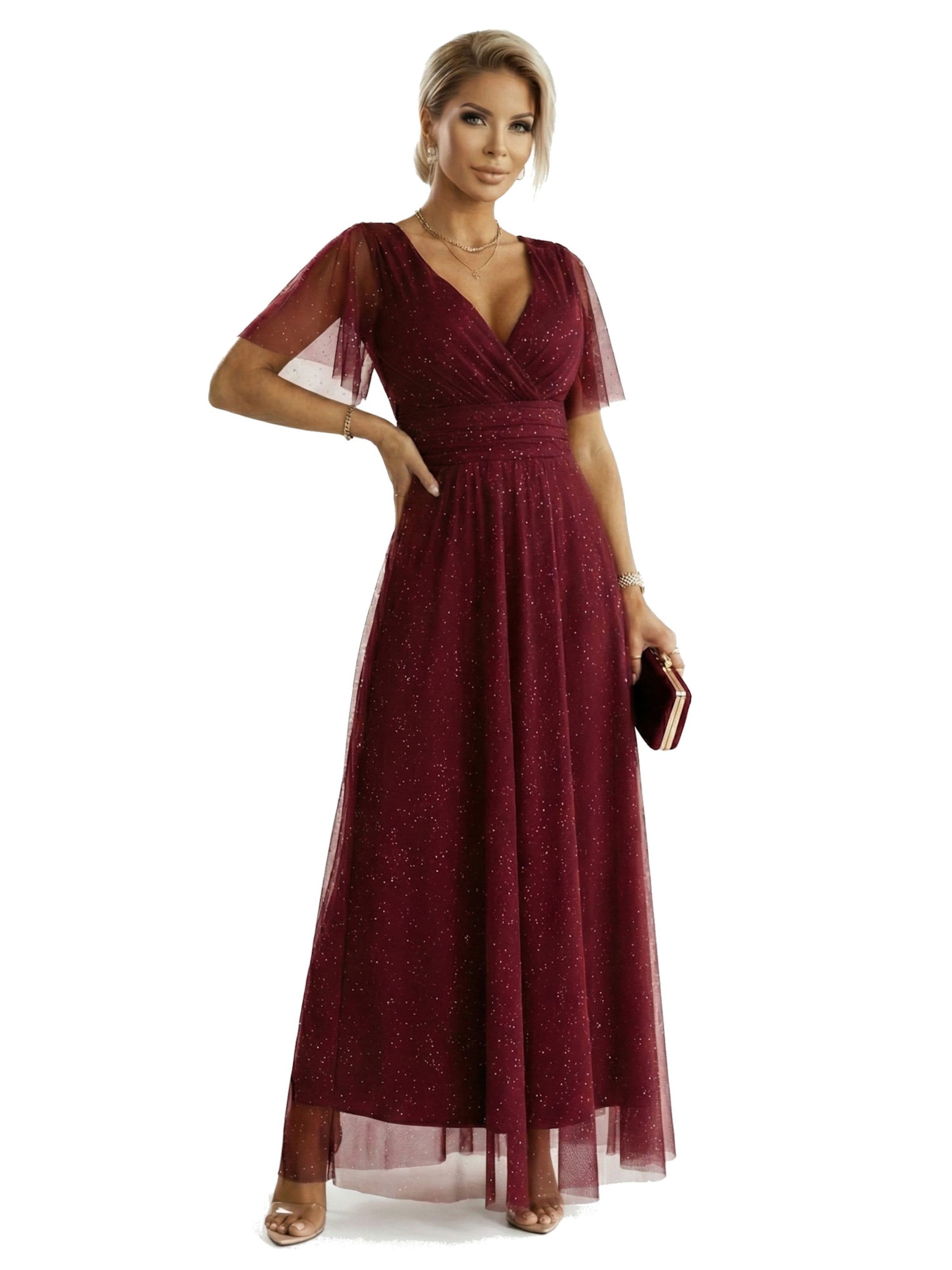 Numoco Evening Dress 'Melania' in Red: front