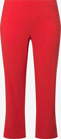 MIAMODA Regular Pants in Red: front