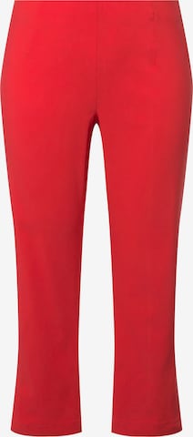 MIAMODA Regular Pants in Red: front