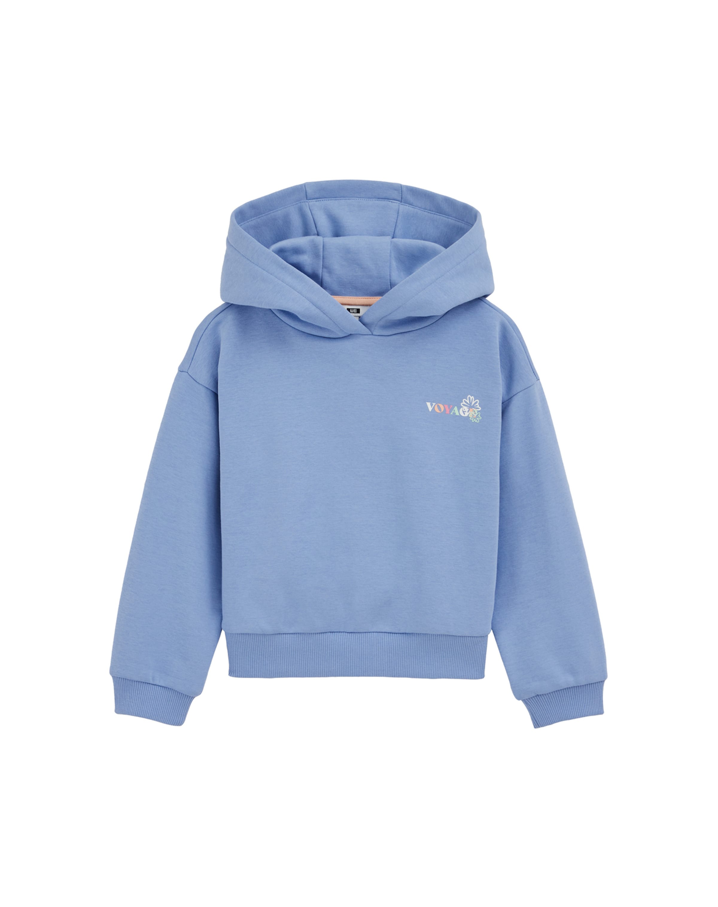 WE Fashion Кофта на молнии в Лиловый: спереди