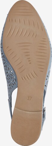 MARCO TOZZI Strap ballerina in Blue