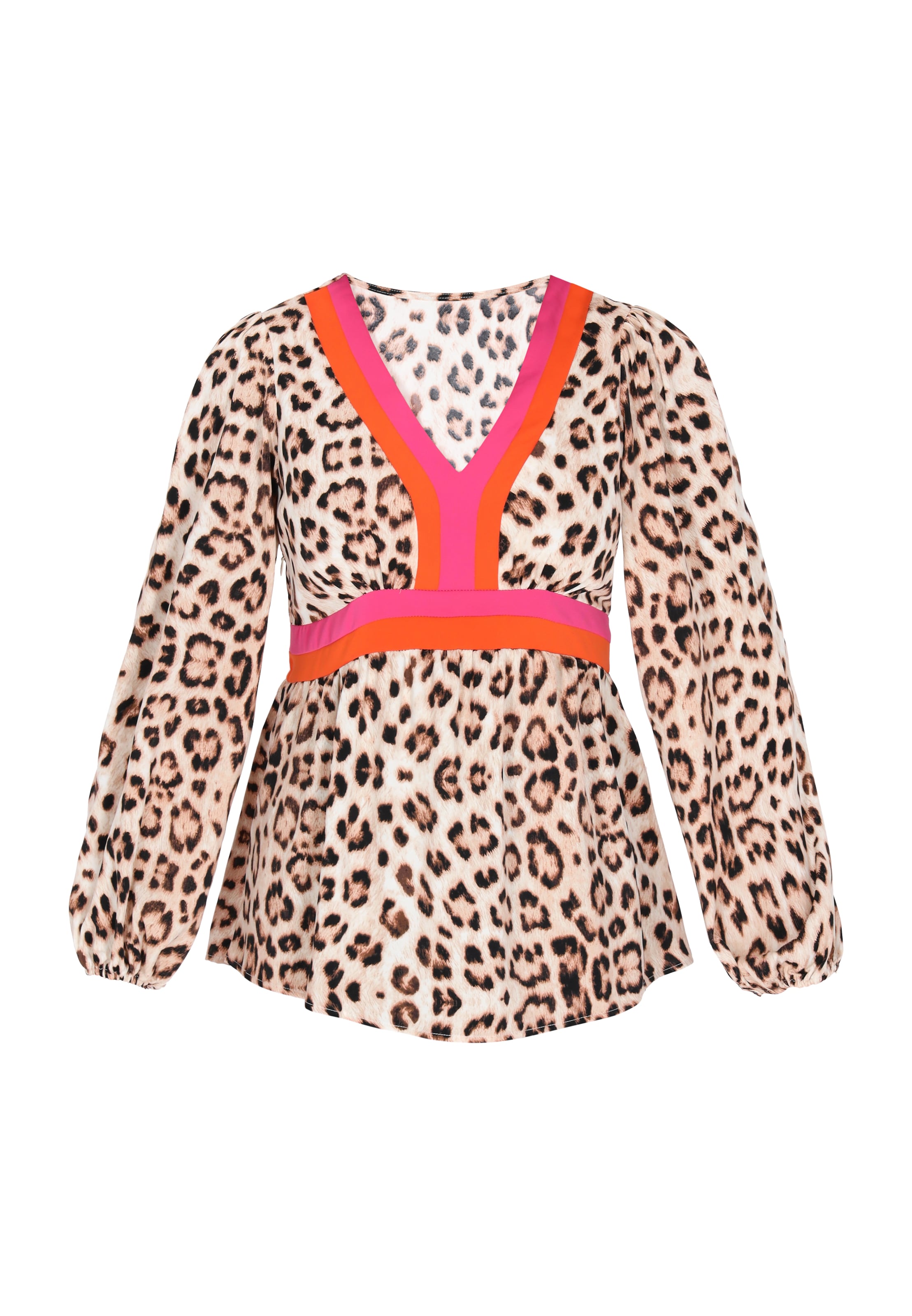 NAEMI Blouse 'Fashion Look' in Bruin: voorkant