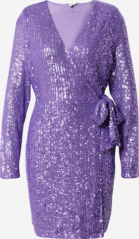 Robe de cocktail mbym en violet : devant