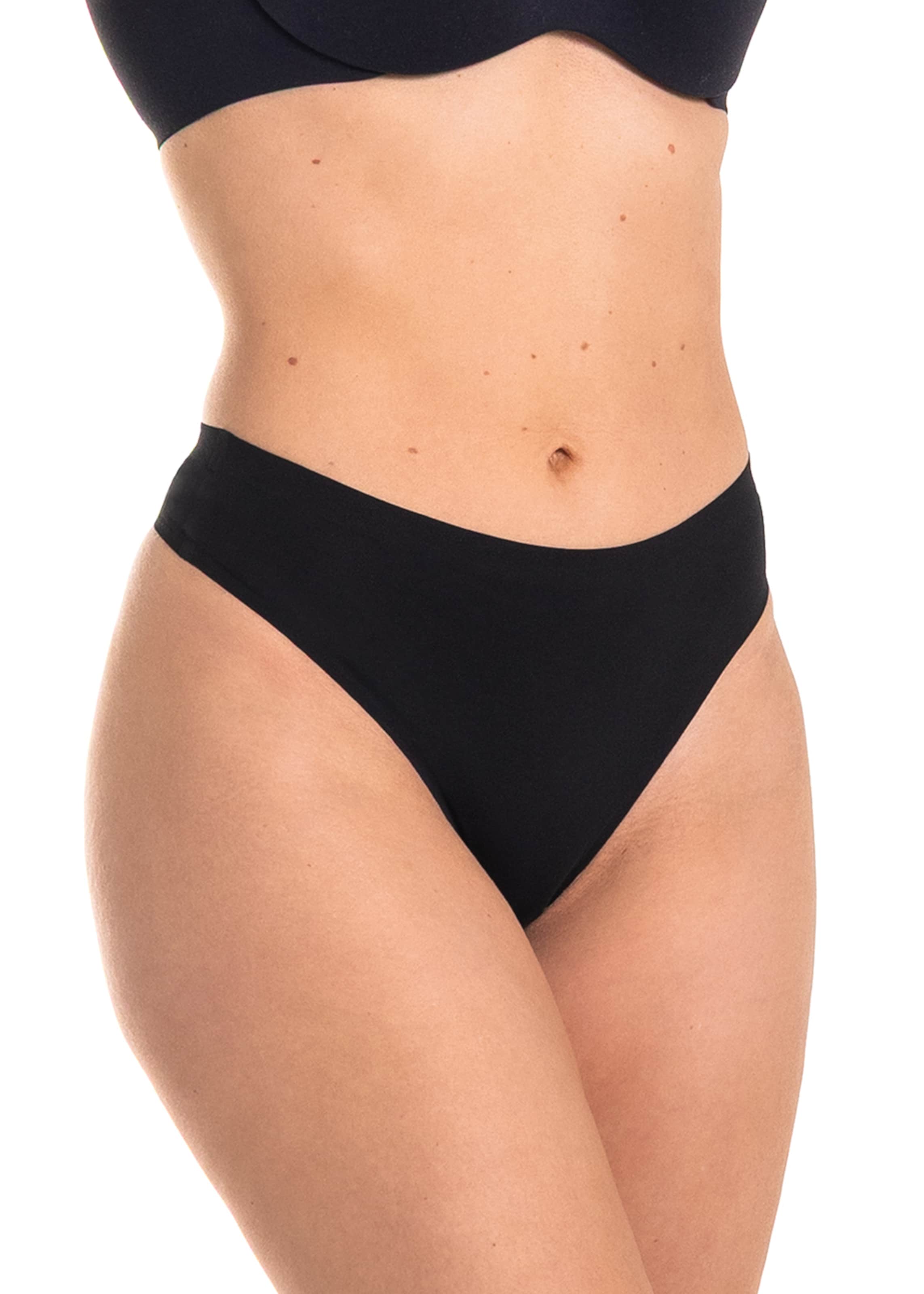 MAGIC Bodyfashion Tanga 'Bare To Go' – černá: přední strana