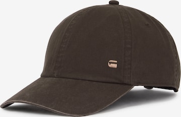 Casquette G-STAR en marron : devant