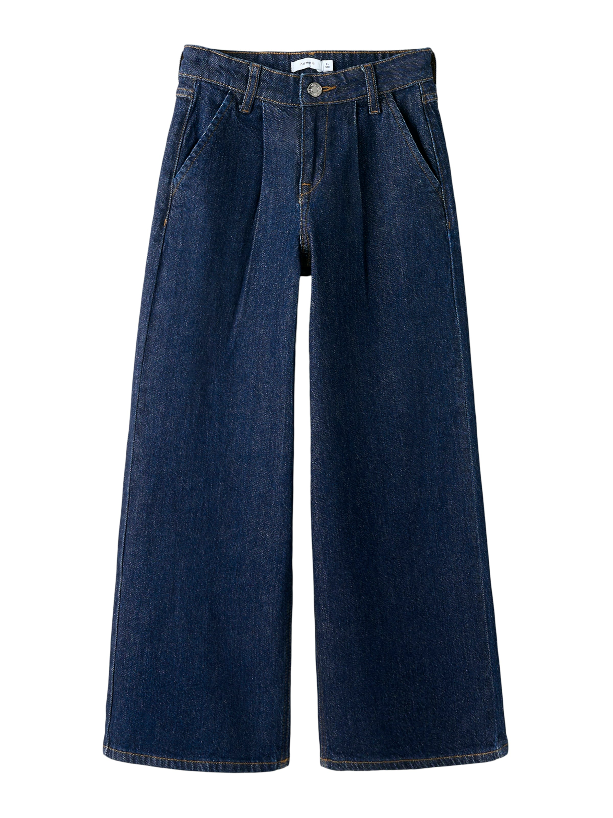 mėlyna NAME IT Plačios klešnės Džinsai 'NKFBELLA': priekis