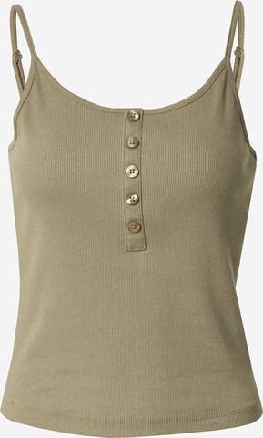 Stitch and Soul Top in Groen: voorkant