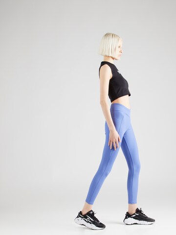 Reebok Skinny Workout Pants 'STUDIO' in Blue