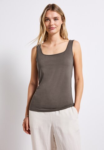 STREET ONE Top in Brown: front
