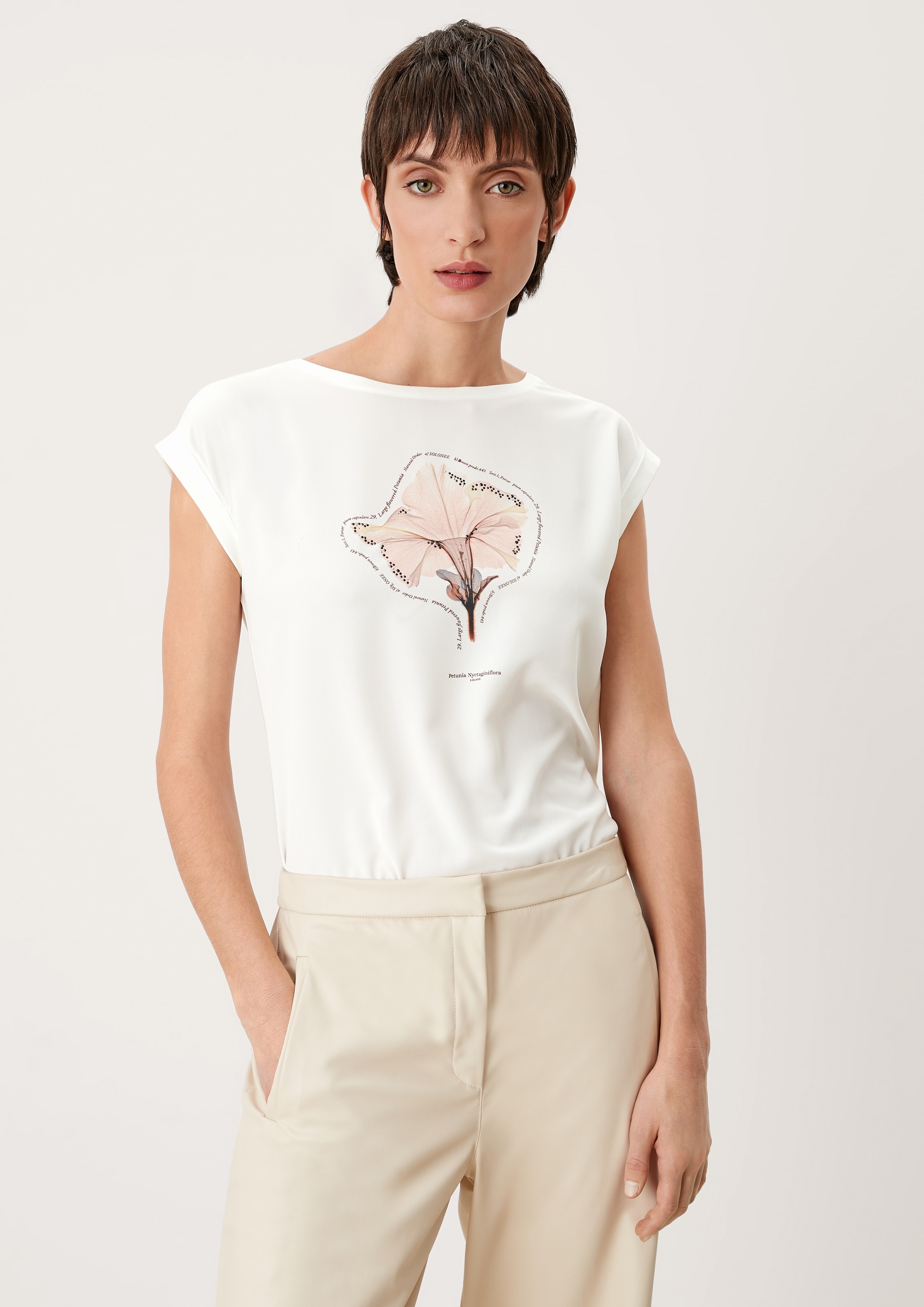 Frauen Shirts & Tops s.Oliver BLACK LABEL Shirt in Weiß - DG37132