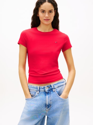 Tommy Jeans Shirt in Rood: voorkant
