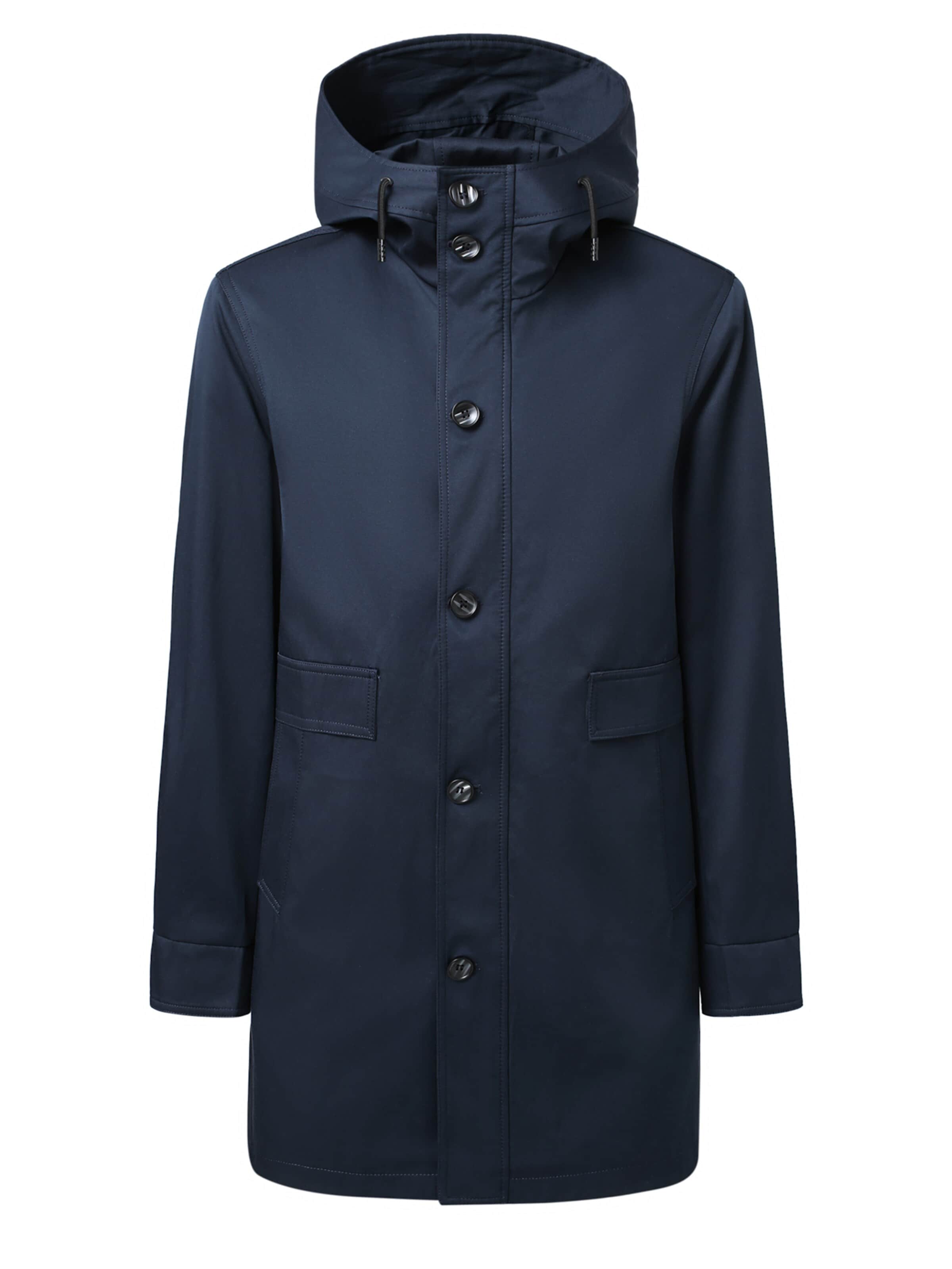 ALLTHEMEN Between-Seasons Coat 'Dämmerung' in S in Navy, Item view