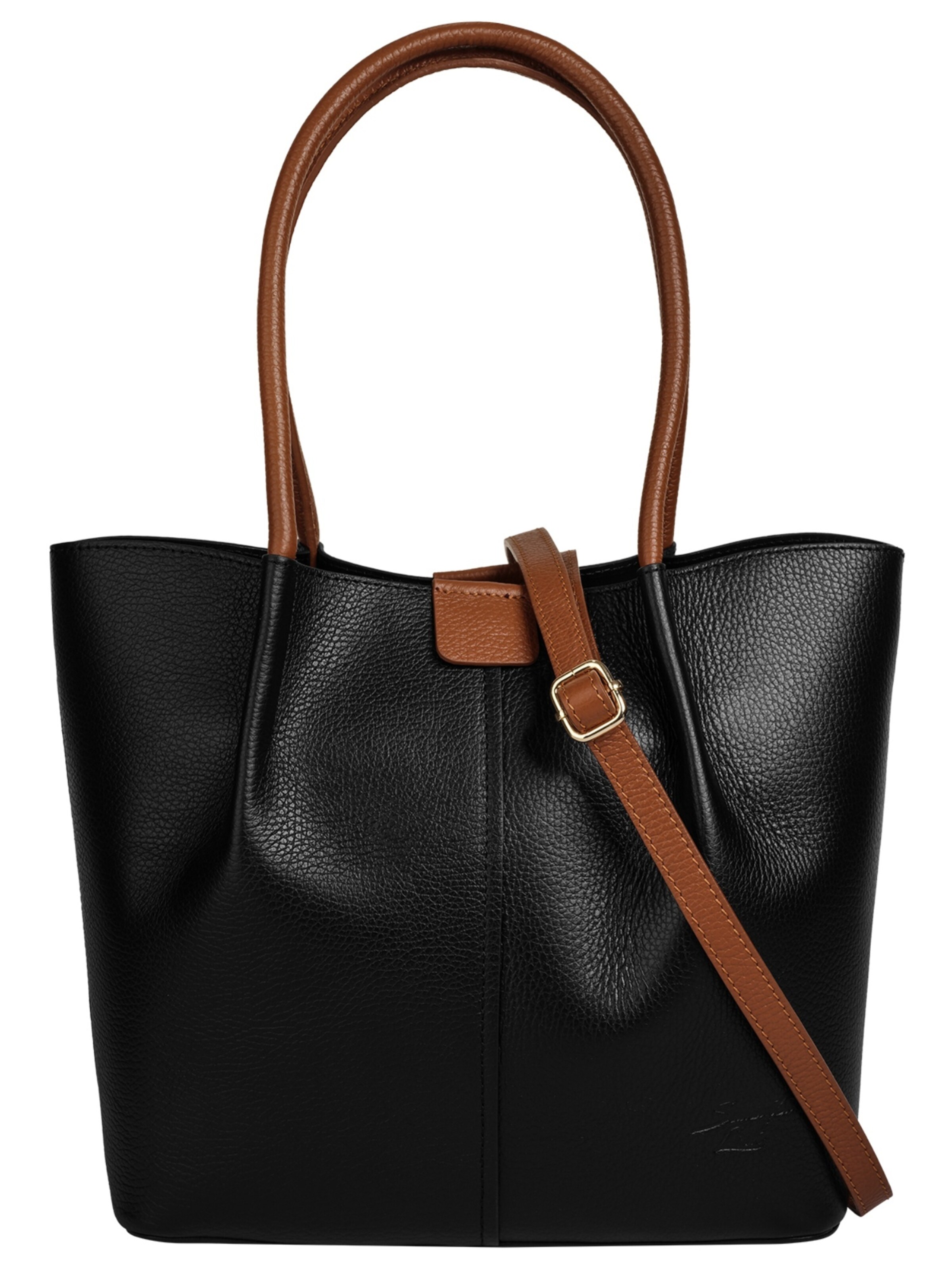 Samantha Look Handbag in Black: front