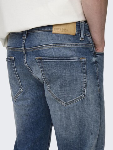 Only & Sons Slimfit Jeans 'LOOM' in Blau