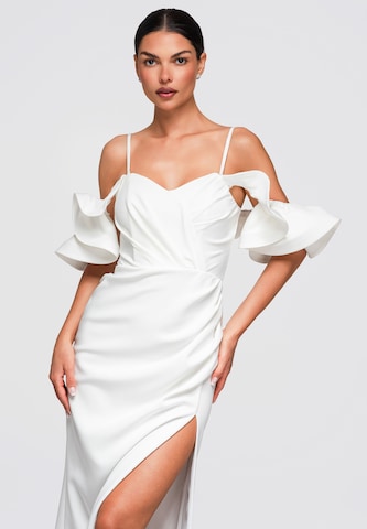 Ombre Evening dress in Beige