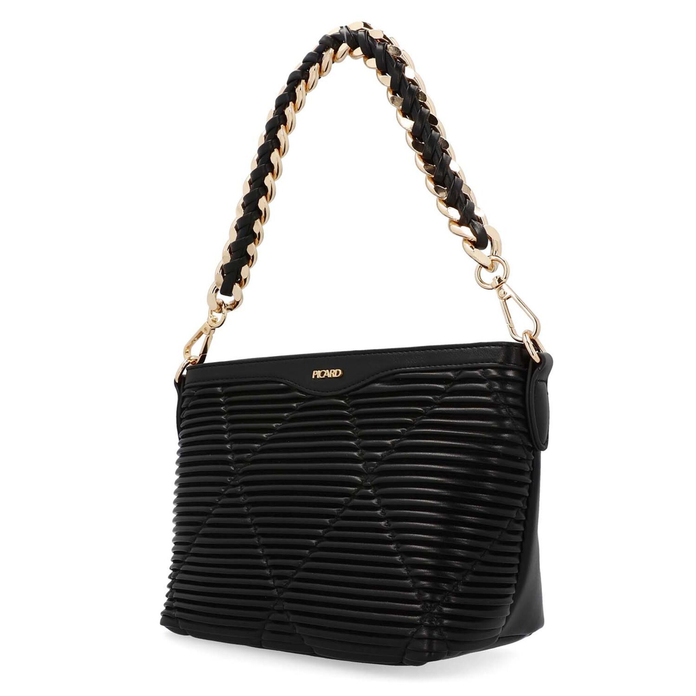 Picard Schultertasche 'Paris' in Schwarz