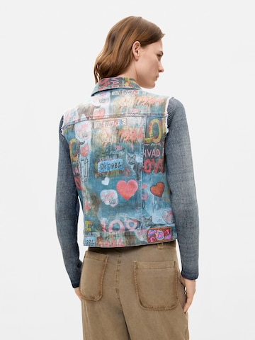 Desigual Přechodná bunda – modrá