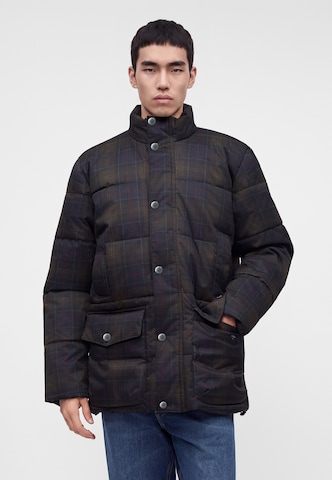 Barbour - Casaco meia-estação 'Lonnen Tartan' em azul