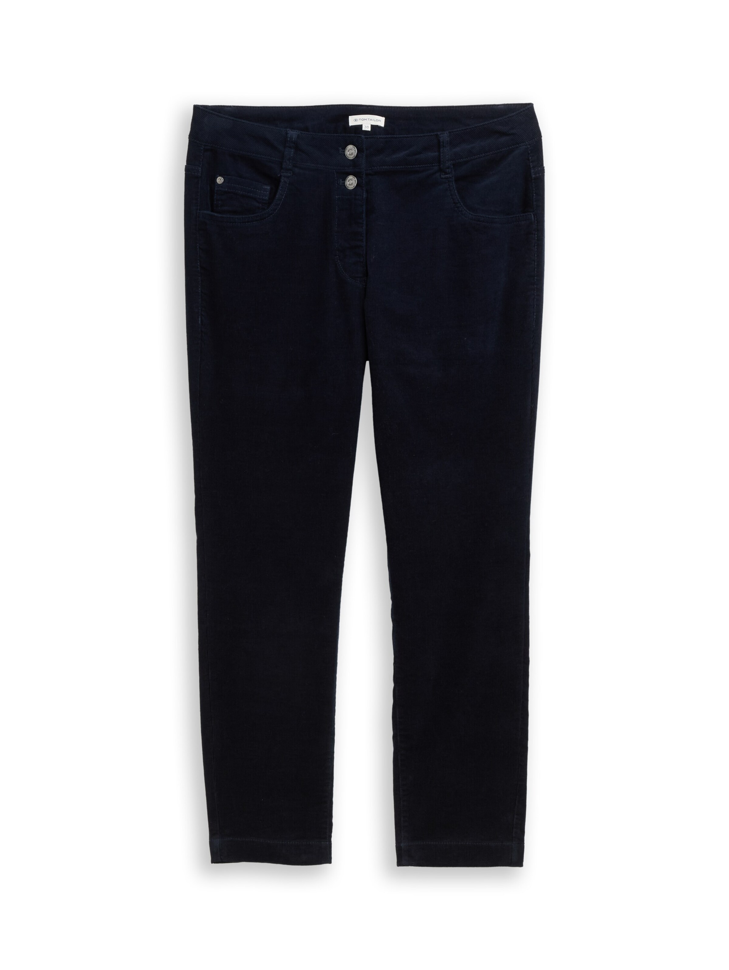 TOM TAILOR - Tapered Calças em azul: frente