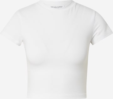 T-shirt MAKARIĆ en blanc : devant