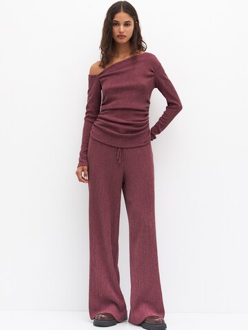 Pull&Bear Majica | rdeča barva
