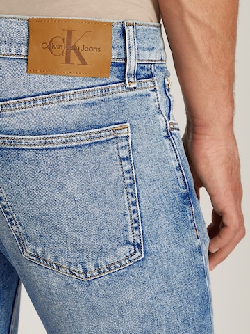 Calvin Klein Jeans Úzky strih Džínsy - Modrá