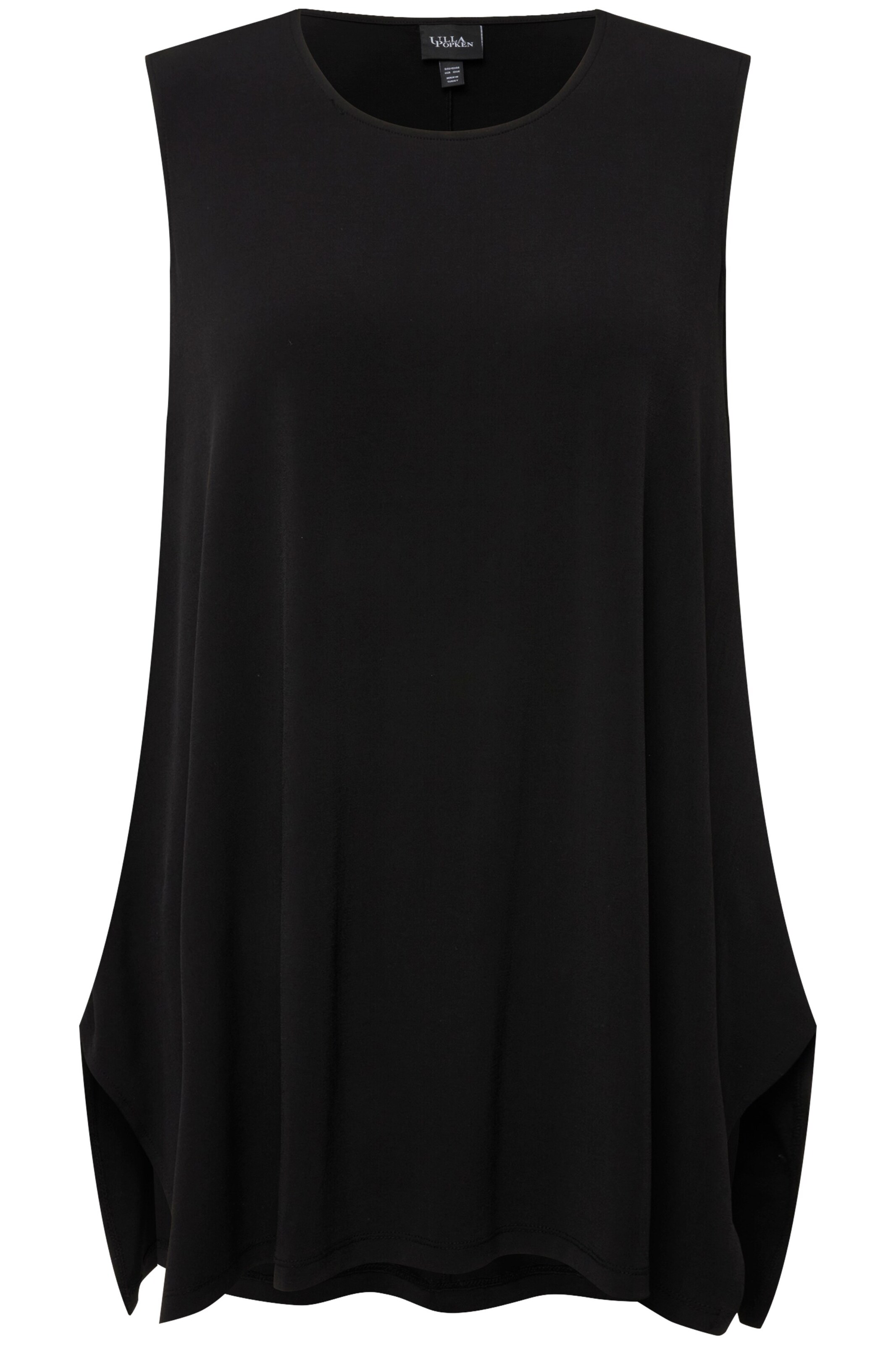 Ulla Popken Shirt in Zwart: voorkant