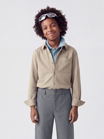 NAME IT Regular Fit Skjorte i beige: forside