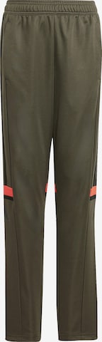 ADIDAS PERFORMANCE Regular Urheiluhousut 'Squadra 25' värissä vihreä: etupuoli