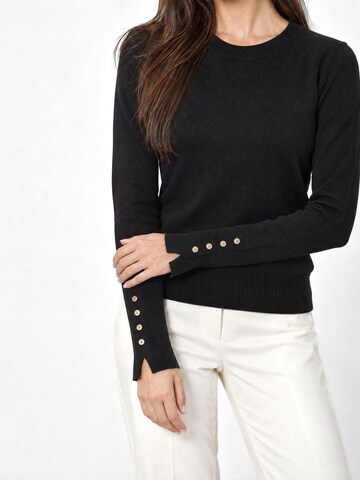 Hiccup Pulóver 'Pullover' - fekete