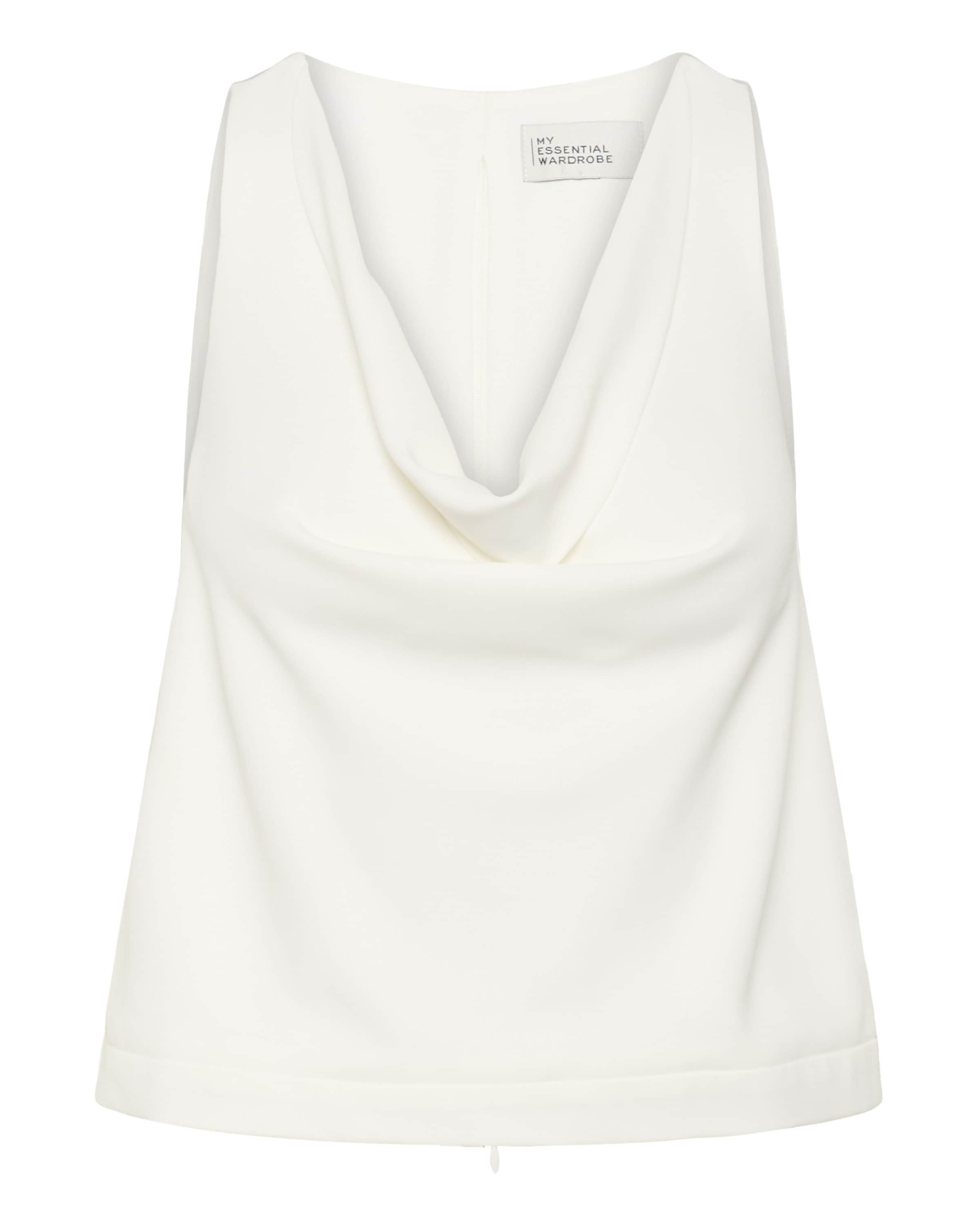 My Essential Wardrobe Top 'Mille' in Wit: voorkant