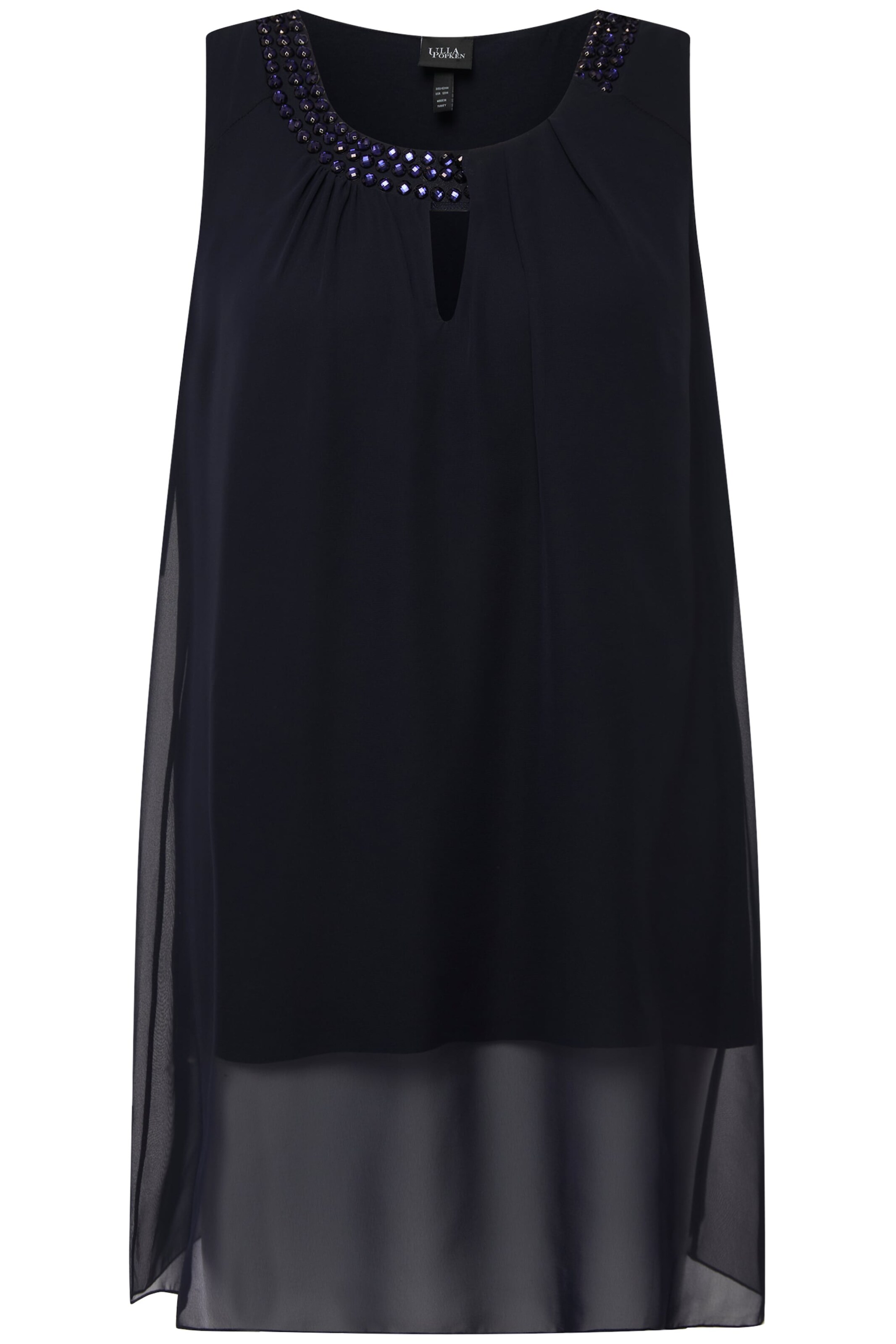 Ulla Popken Tunika in Blau: Vorderseite