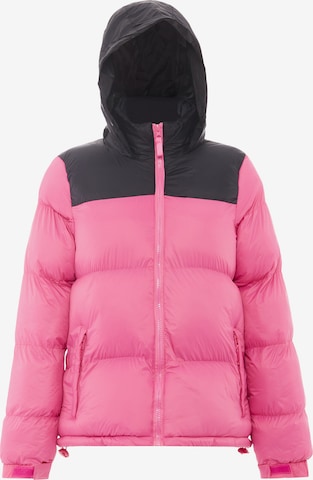 MYMO - Casaco de inverno em rosa: frente